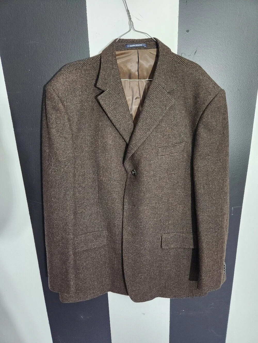 Daniel Hechter Brown Tweed Sport Coat - Picture 2 of 7